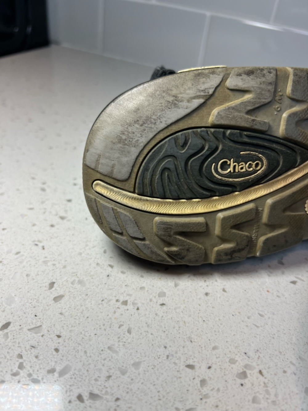 Chaco ZX/2 Cloud Dual Strap Comfort Sandals Gray Black Hiking  WORN Women's Sz 9 - Picture 15 of 16